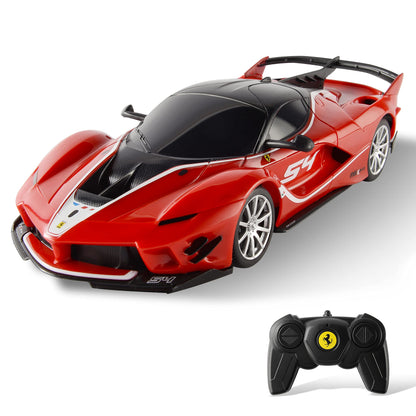 BEZGAR Remote Control Ferrari Car - 1:24 Scale Ferrari Electric Sport Racing Toy Car Model Vehicle, 2.4Ghz Licensed Red RC Car Series for Adult, Girls, Boys Age 8 9 10 11 12 Years Holiday Ideas Gift